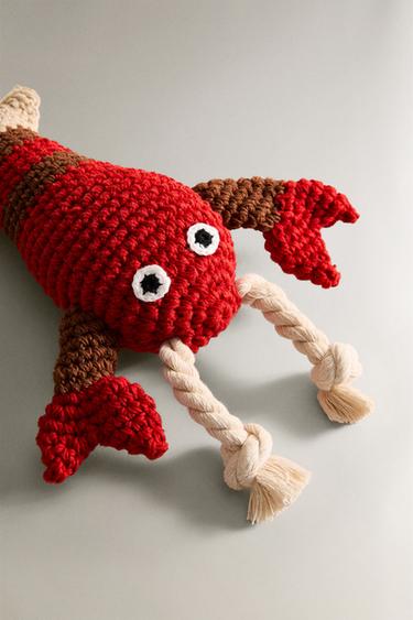 JOUET LANGOUSTE CROCHET ANIMAUX DE COMPAGNIE - Rouge de Zara - Image 2