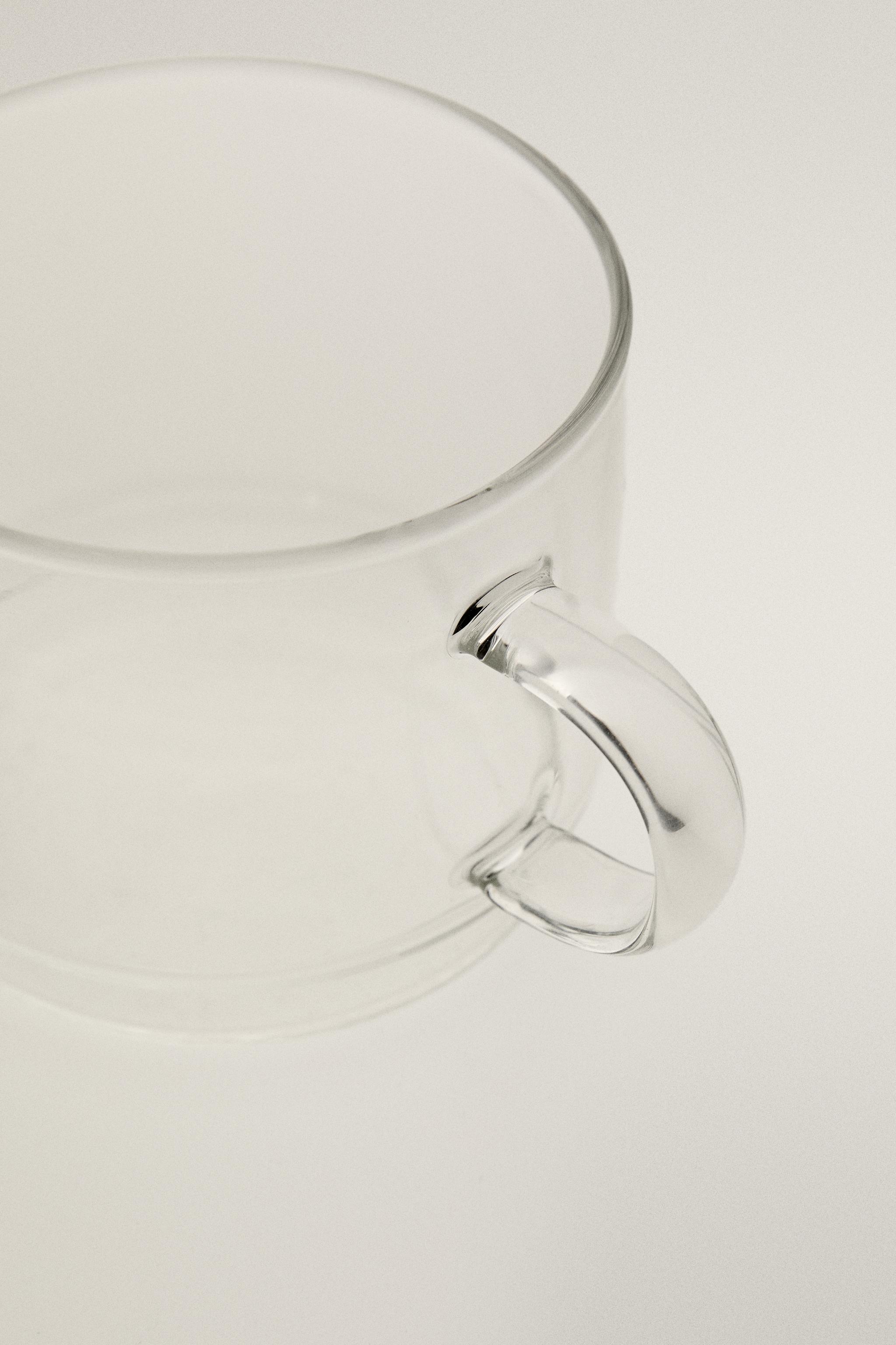 BOROSILICATE GLASS CUP TOWER (SET OF 4)