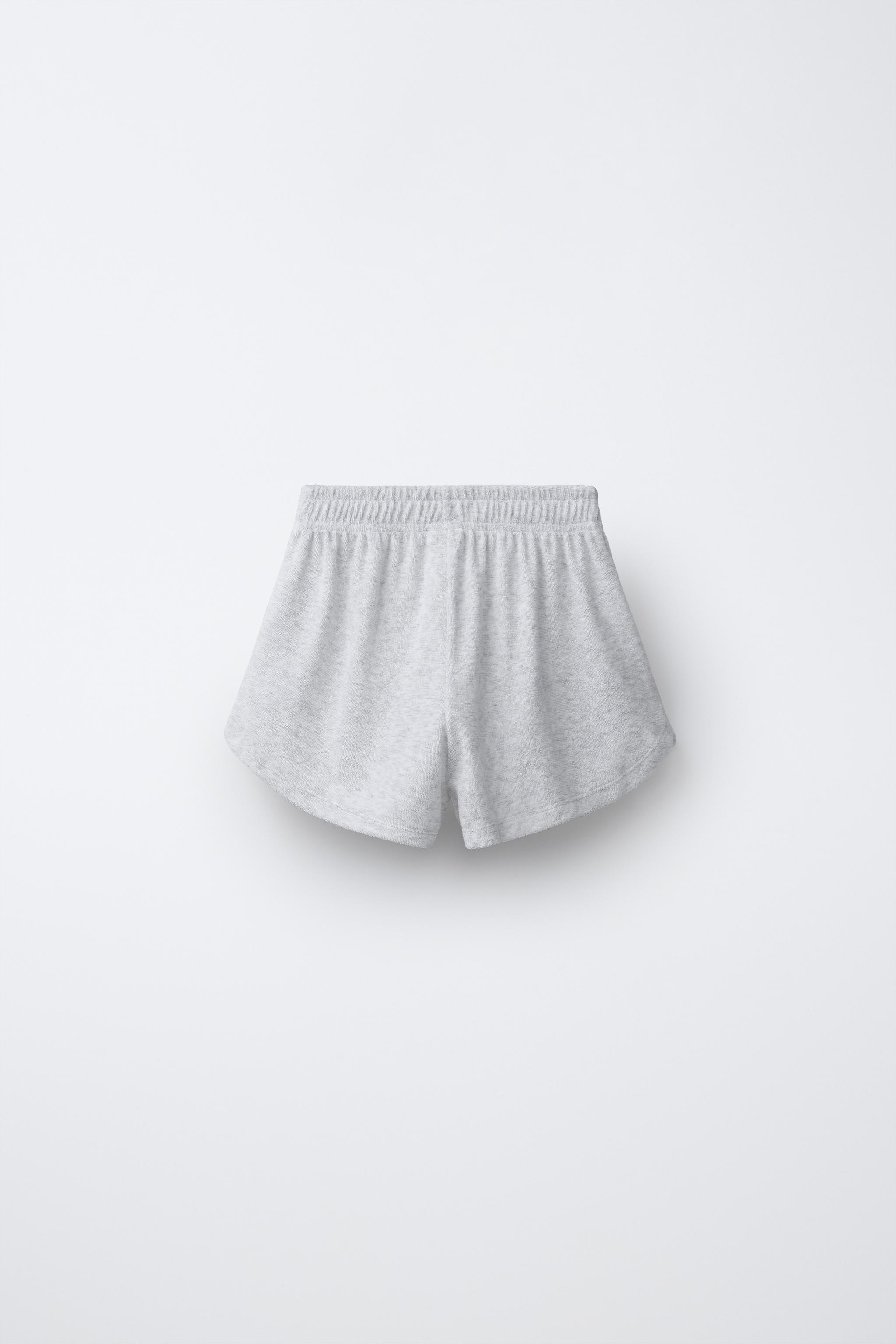 TOWEL EFFECT T-SHIRT AND BERMUDA SET