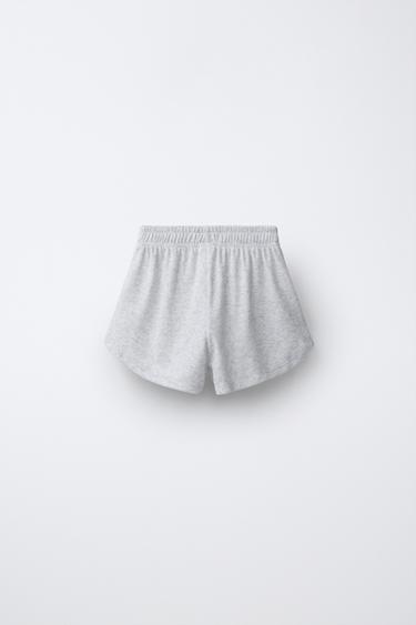 TOWELLING T-SHIRT AND BERMUDA SHORTS SET - Grey marl by Zara - Image 4
