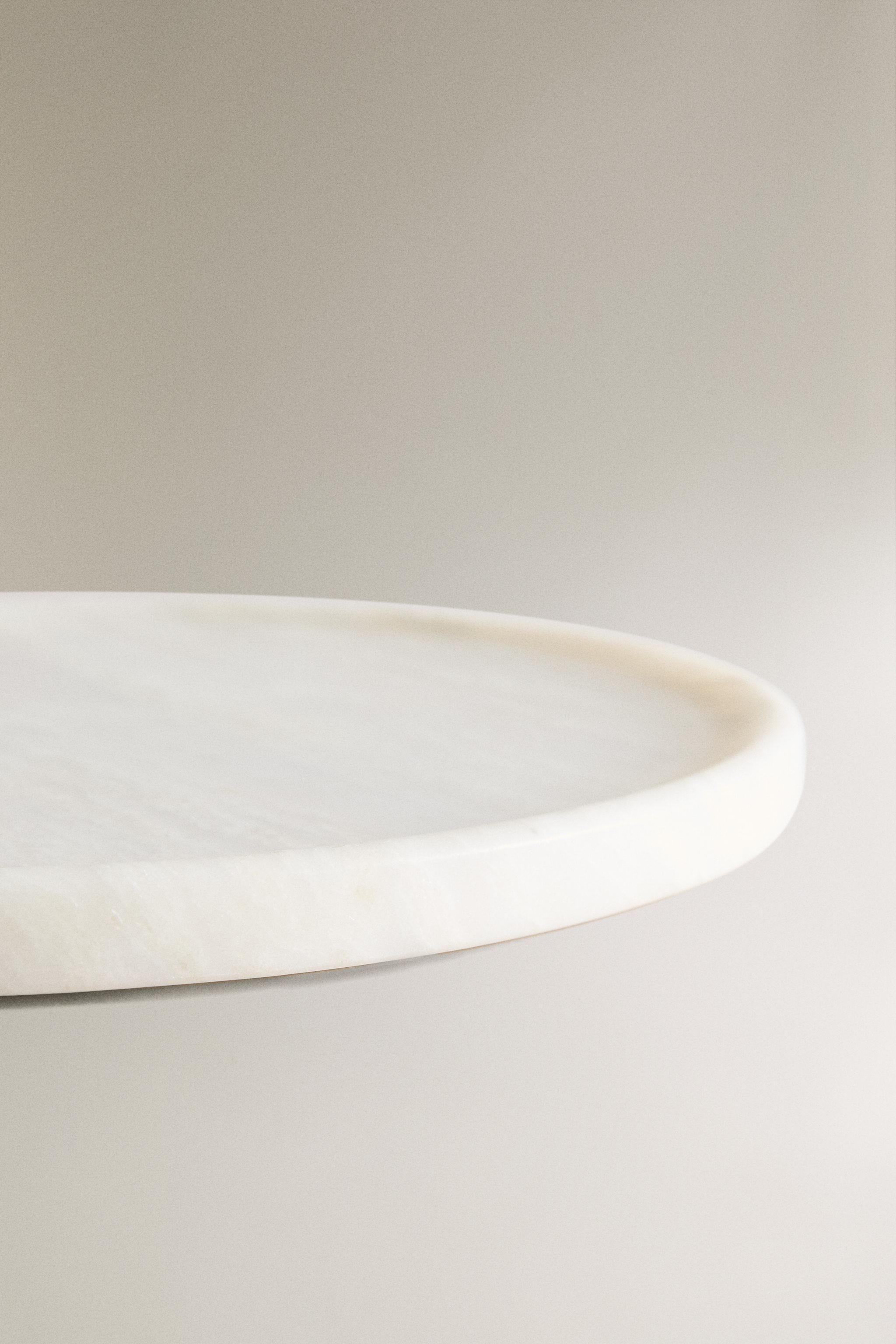 PLATEAU SALLE DE BAIN MARBRE BLANC