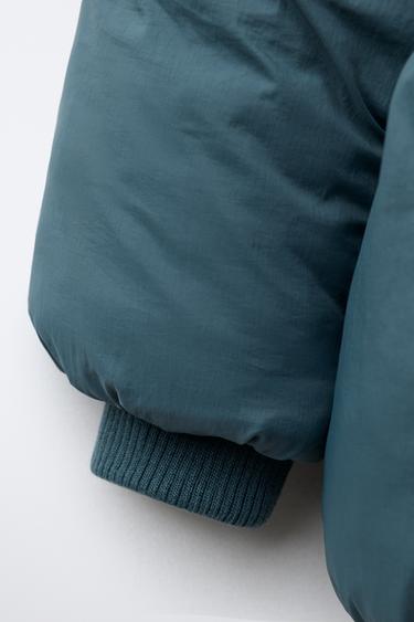 WATER-REPELLENT PADDED JACKET - Blue by Zara - Image 4