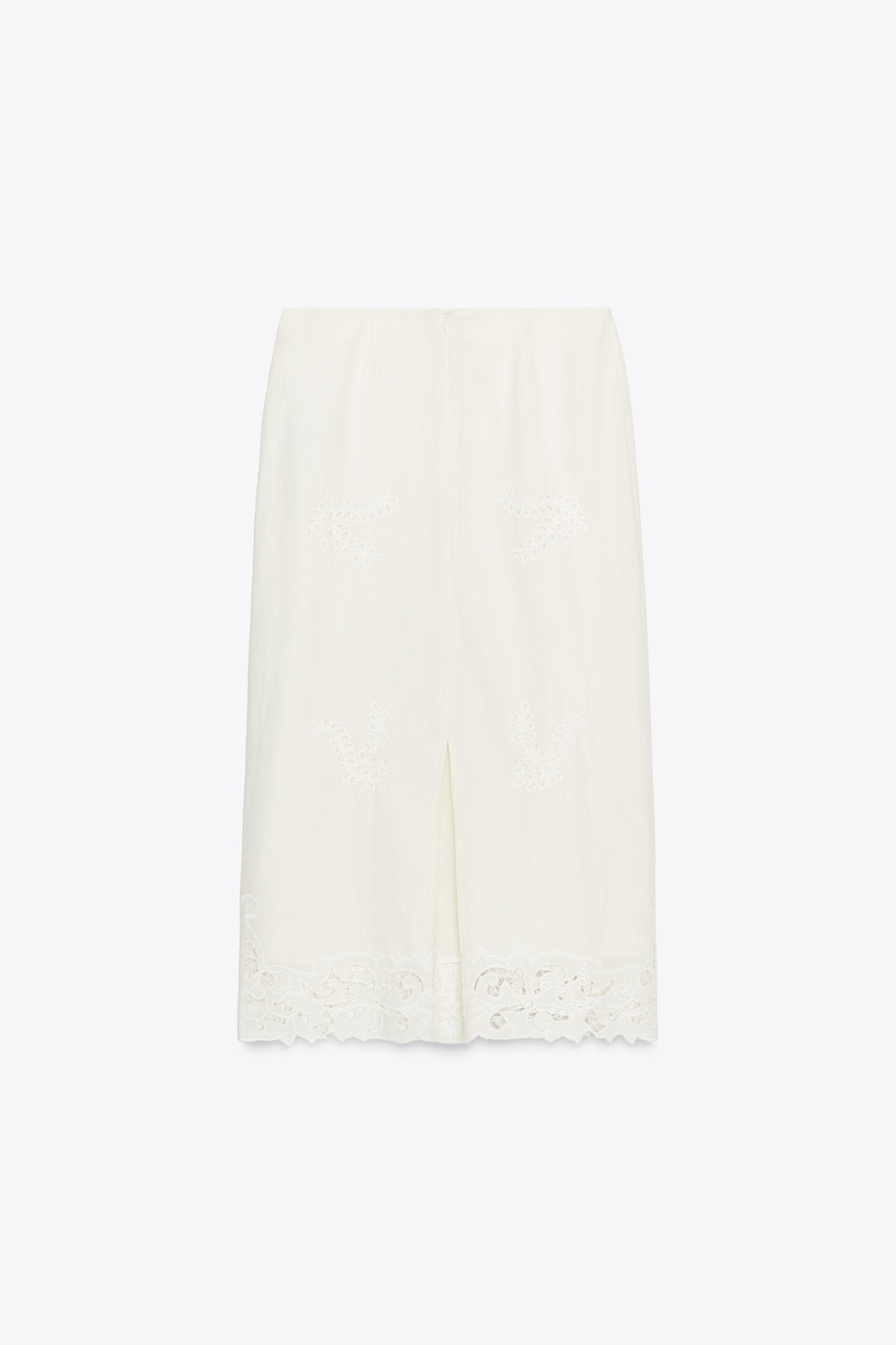 ZW COLLECTION EMBROIDERED EYELET SKIRT