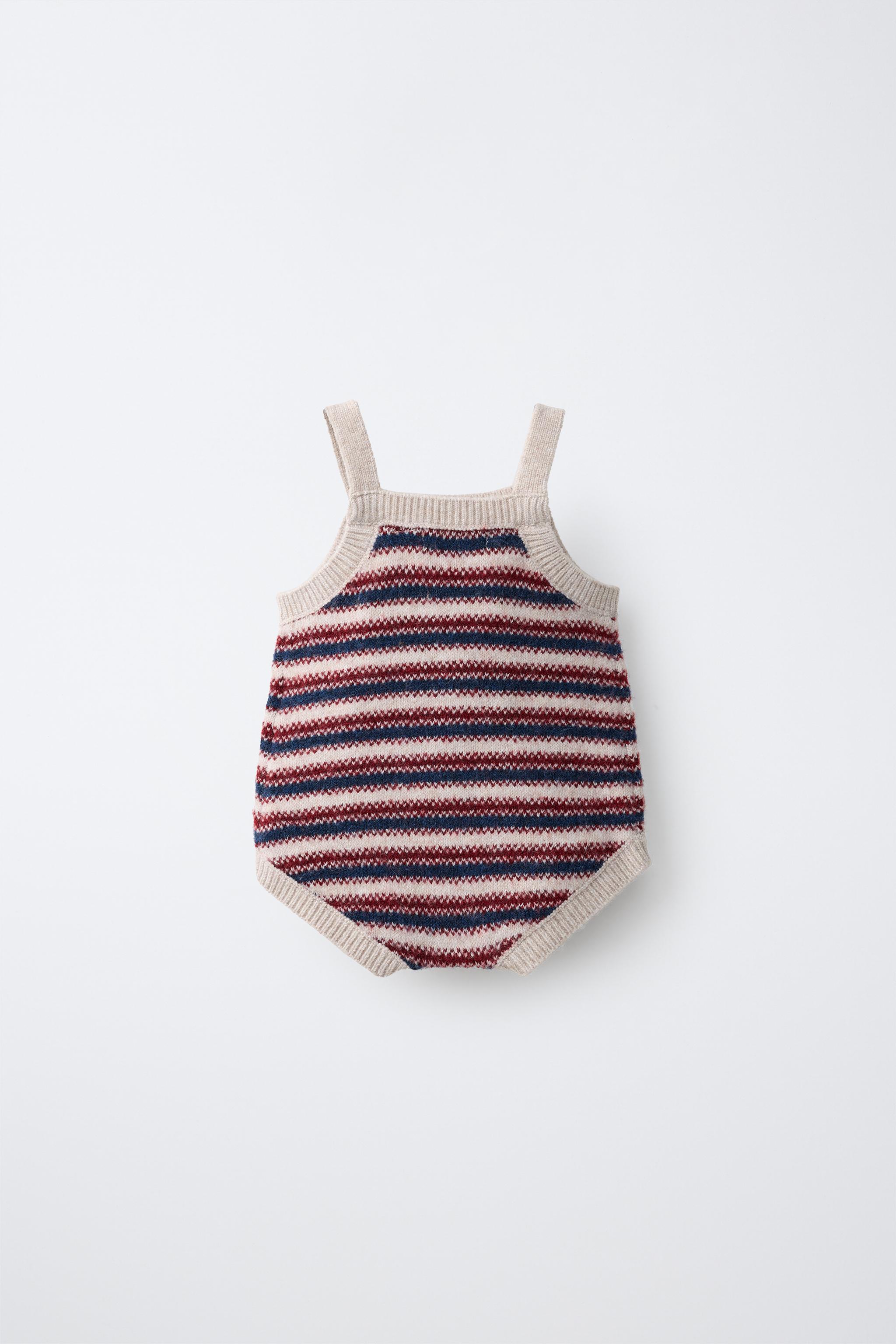 BODY EN MAILLE À RAYURES