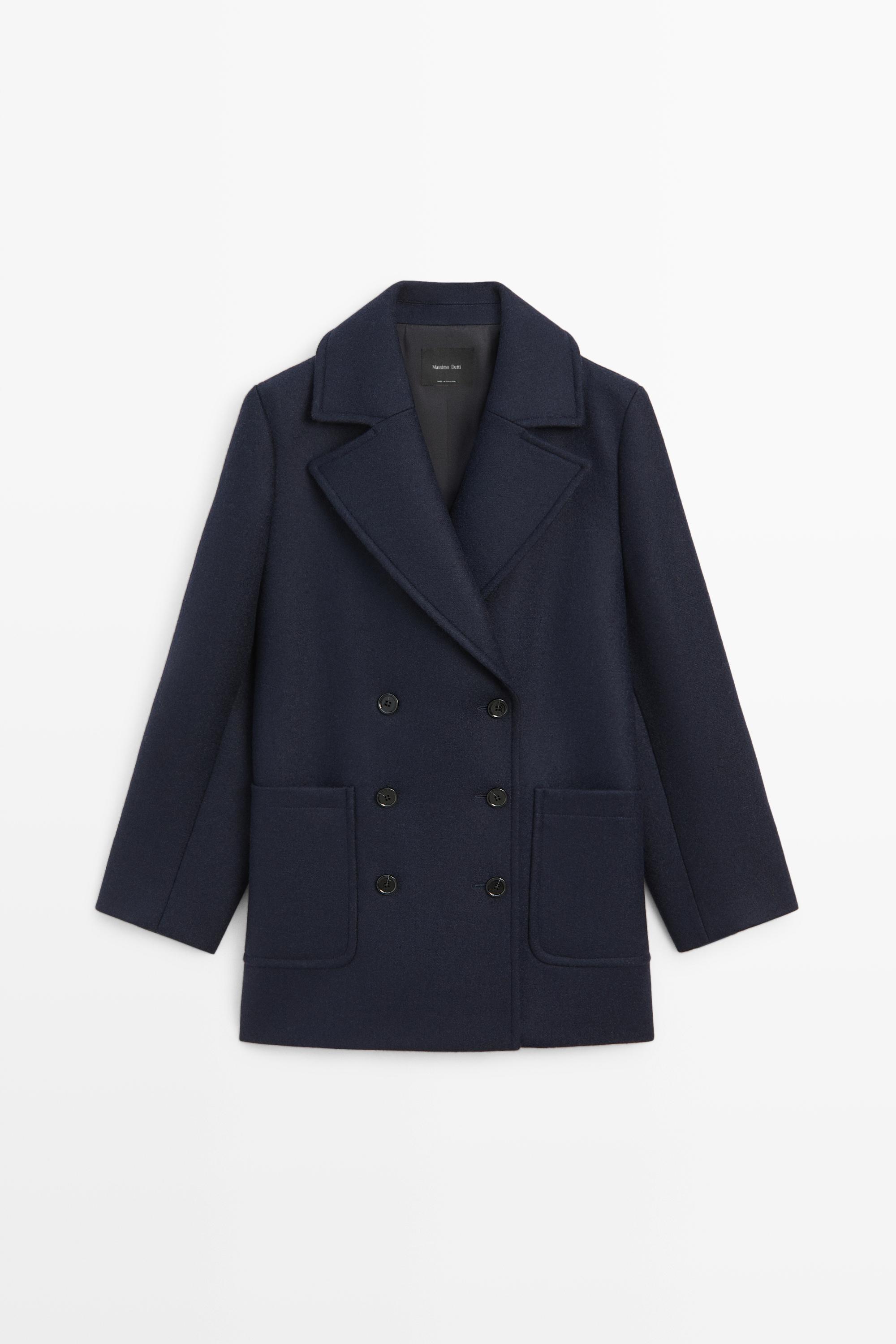 Medium double-breasted coat