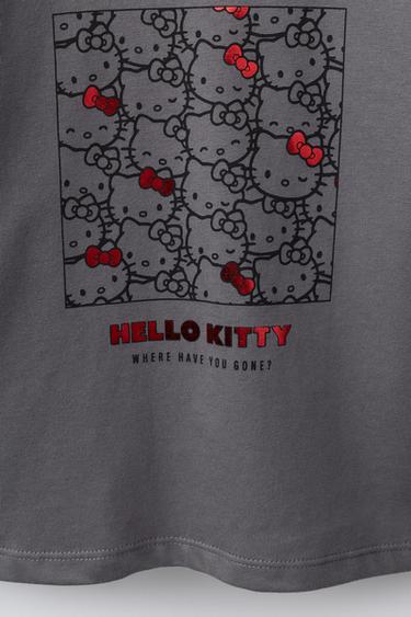 HELLO KITTY © SANRIO HEARTS T-SHIRT - Anthracite grey by Zara - Image 2