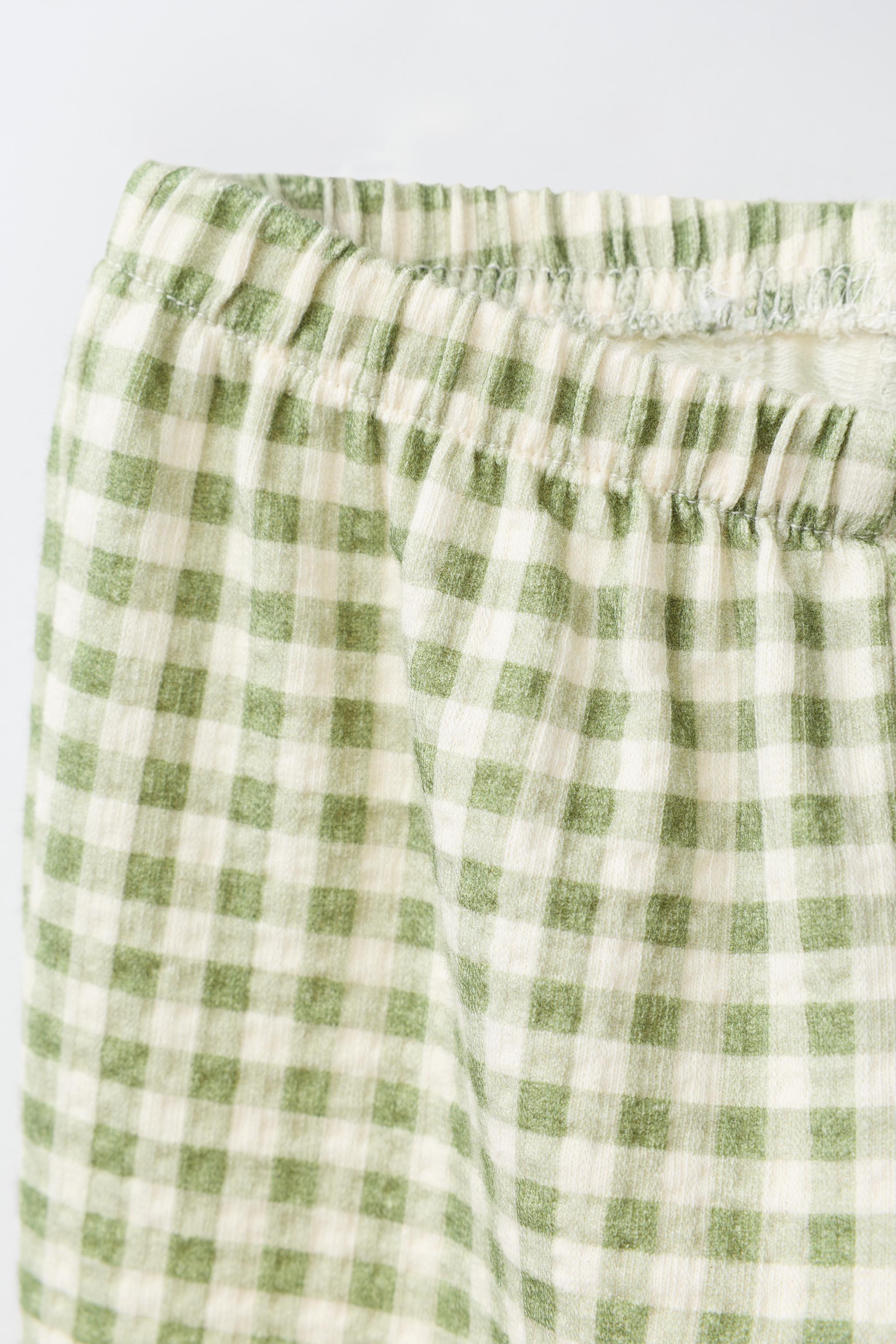 PANTALON BAGGY À CARREAUX