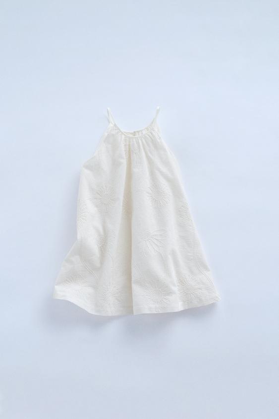 ZARA TIMELESS - VESTIDO BORDADOS - Cru | ZARA Portugal