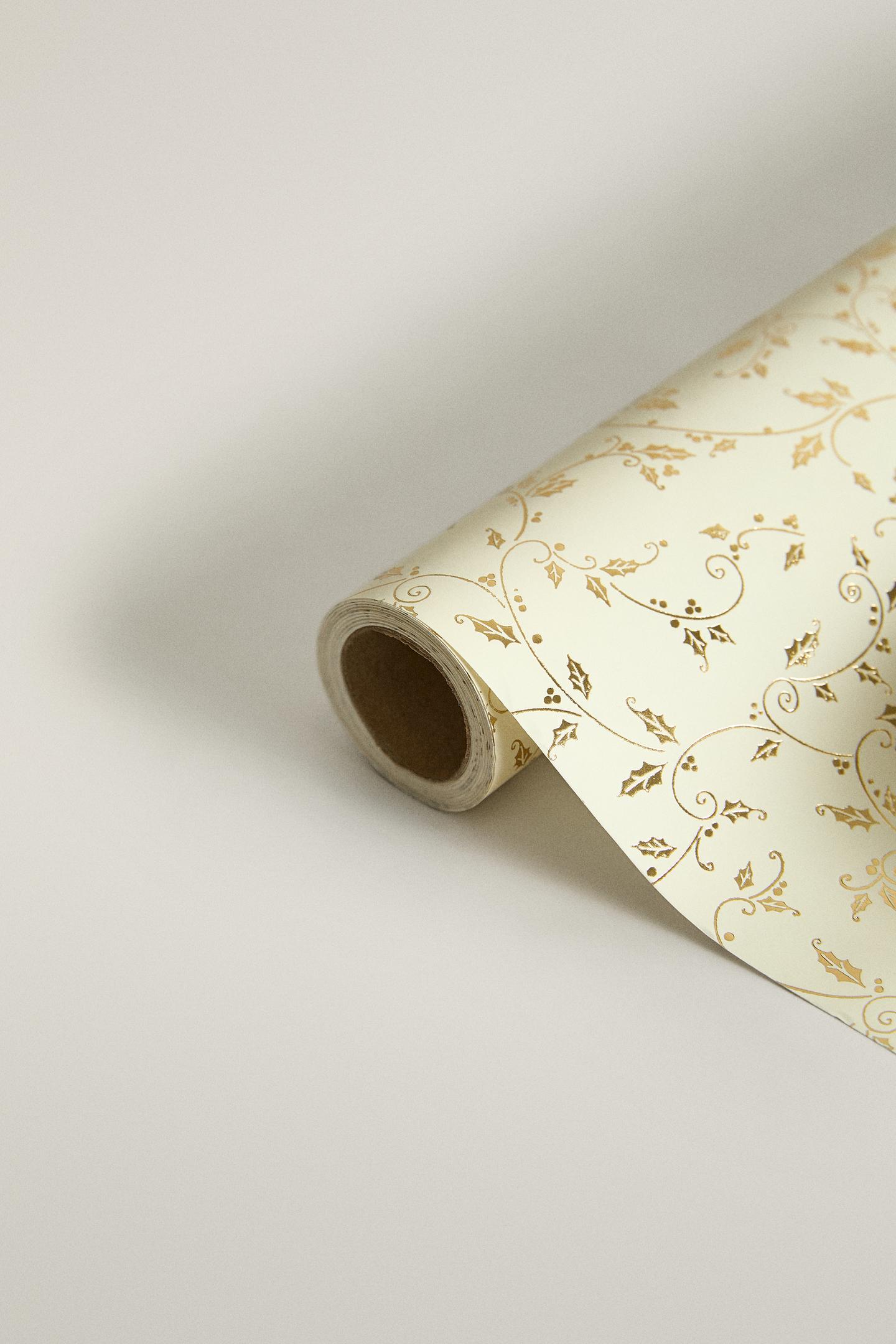 Zara Christmas Leaf Wrapping Paper, цвет: Белый — фото 3