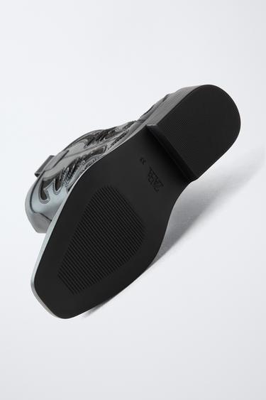 BOTTES COW-BOY - Noir de Zara - Image 9