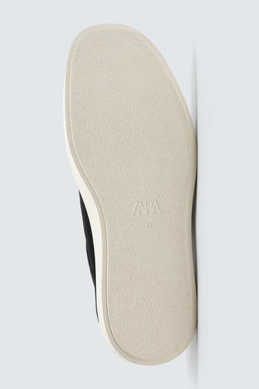 CASUAL LEATHER SHOES - Black by Zara - Image 7