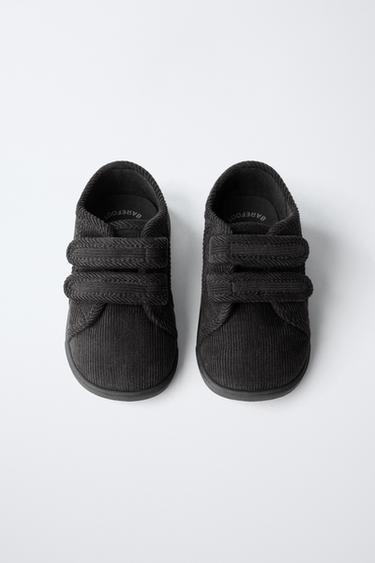 TENNIS EN VELOURS CÔTELÉ BAREFOOT - Gris anthracite de Zara - Image 8