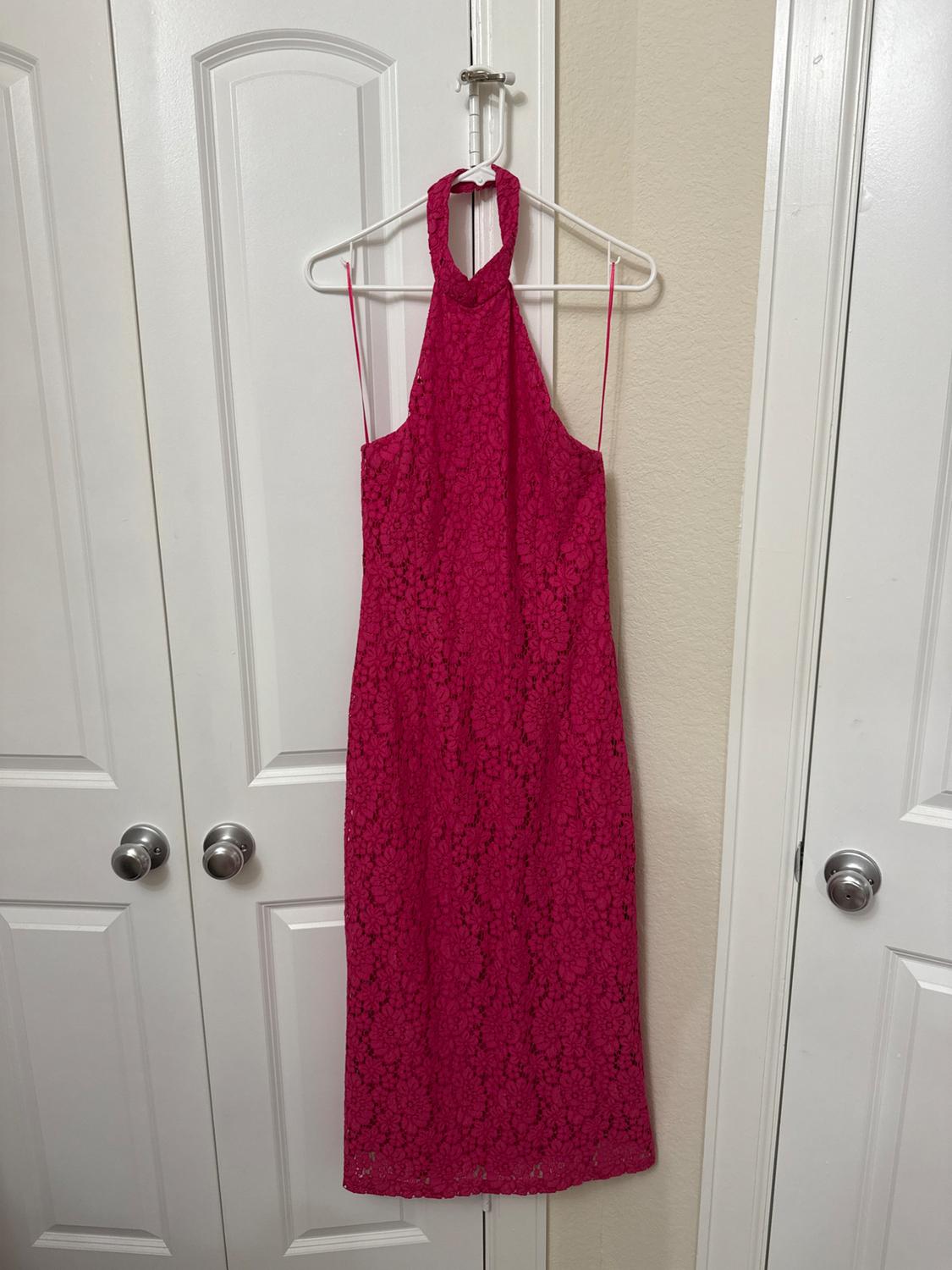 LACE HALTER DRESS - Image 2