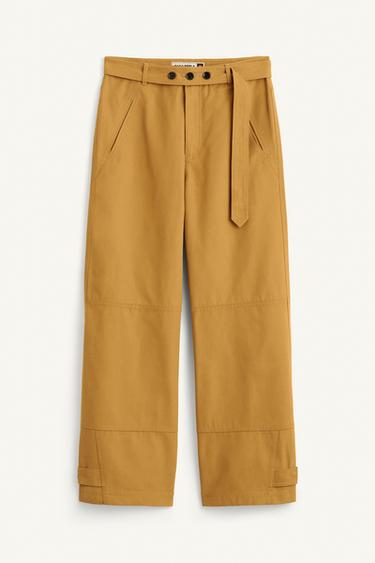 STRGHT BLTD PNT - Mustard by Zara