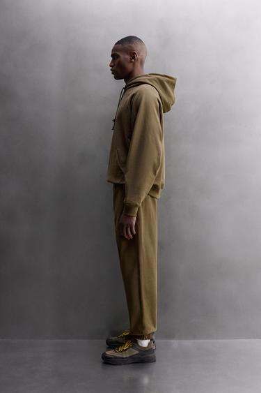 TRAINING JOGGING TROUSERS - Green by Zara