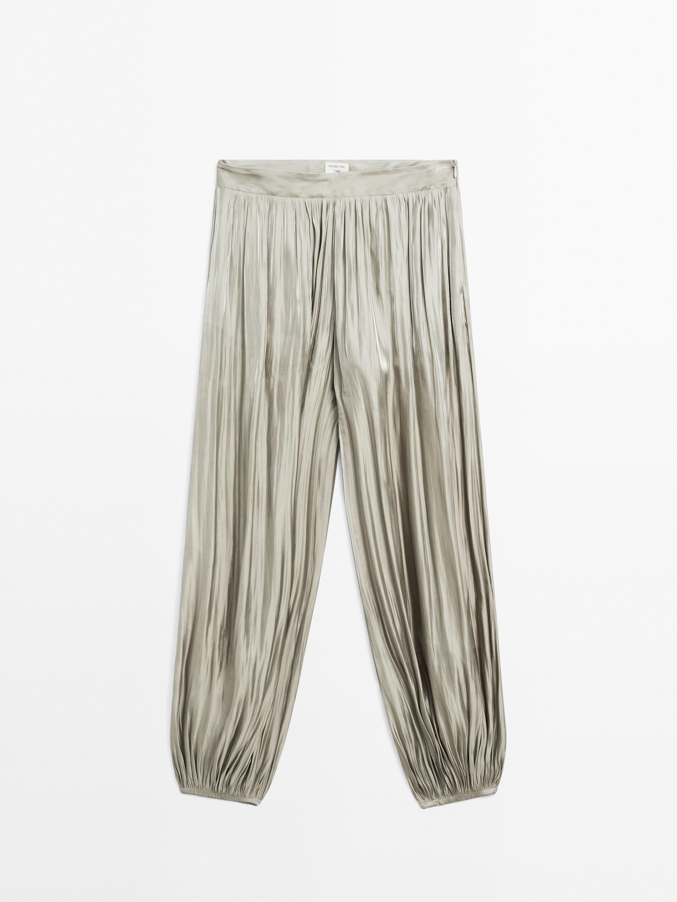 Shiny balloon trousers - STUDIO