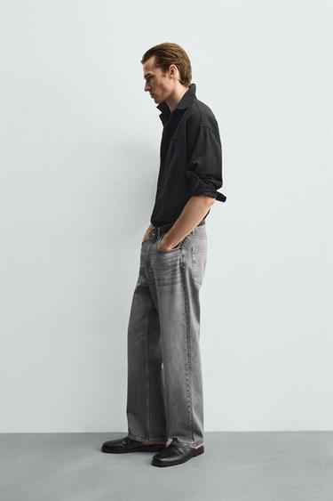 JEANS STRAIGHT FIT - Gris de Zara - Image 3