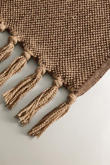 PLAID FRANGES - Marron de Zara - Image 1
