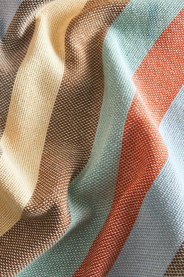 NAPPE BANDES COLORÉES - Bleu de Zara - Image 2