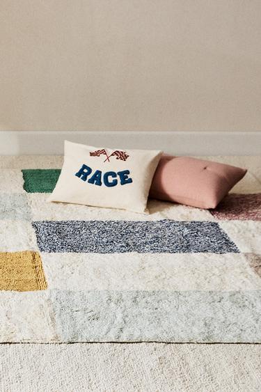 TAPETE INFANTIL ALGODÃO PATCHWORK - Bege-claro da Zara