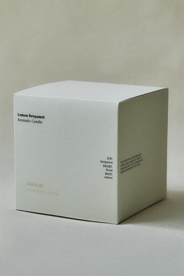 (620 G) BOUGIE PARFUMÉE LEMON BERGAMOT - blanc de Zara - Image 5