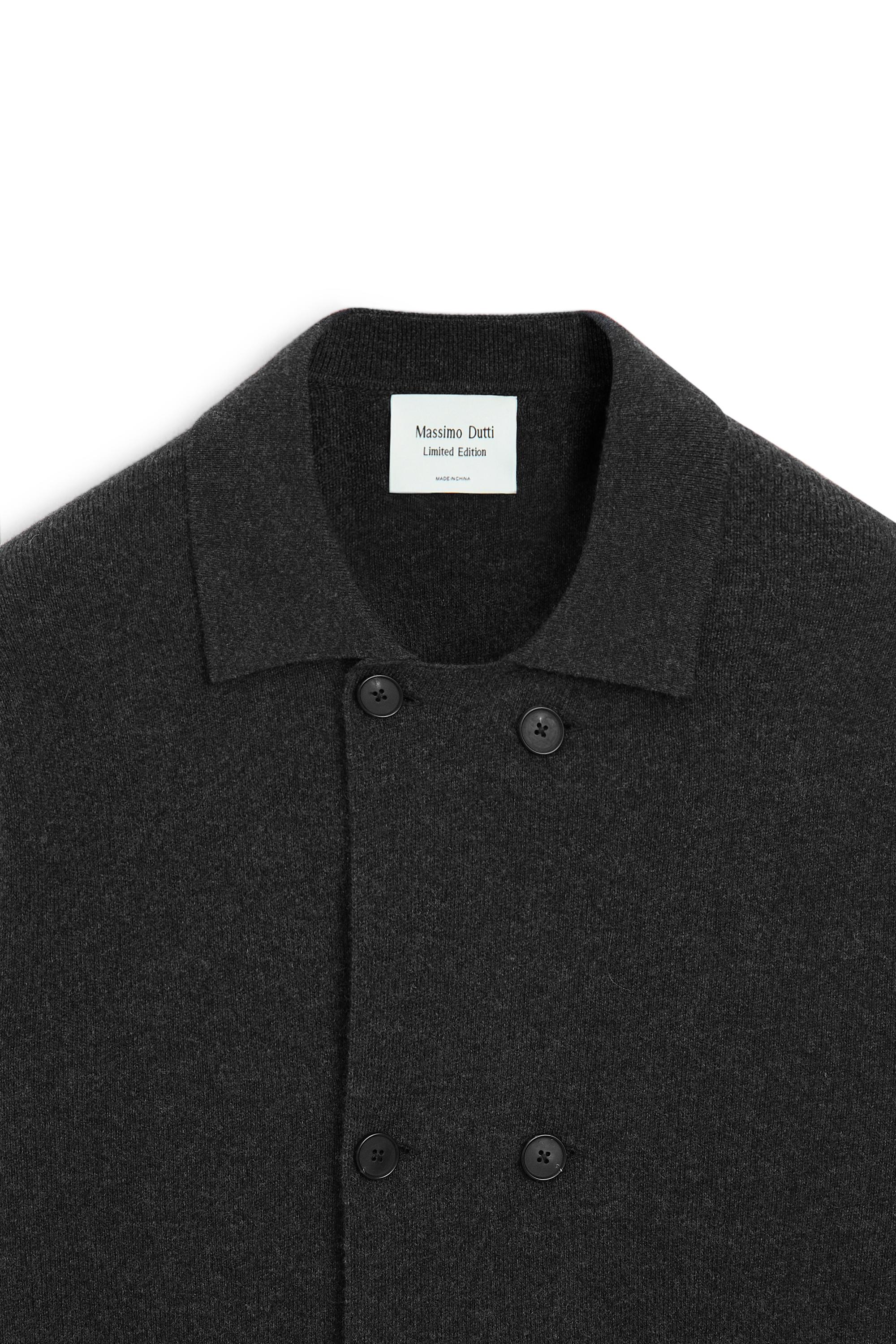 Double-breasted knit cardigan - LIMITED EDITION