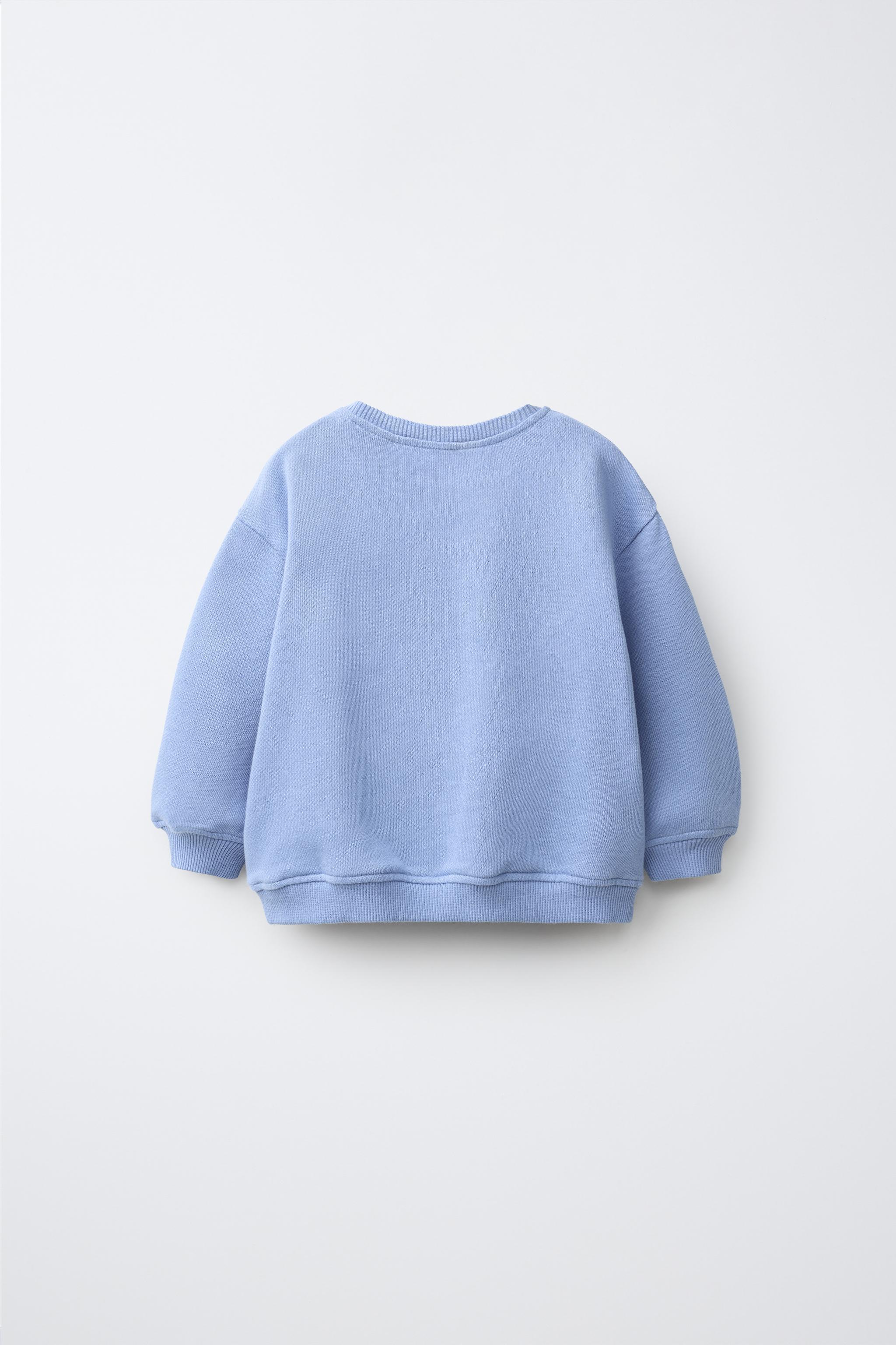 Детские худи Zara PATCHWORK HOUSE SWEATSHIRT — фото 2
