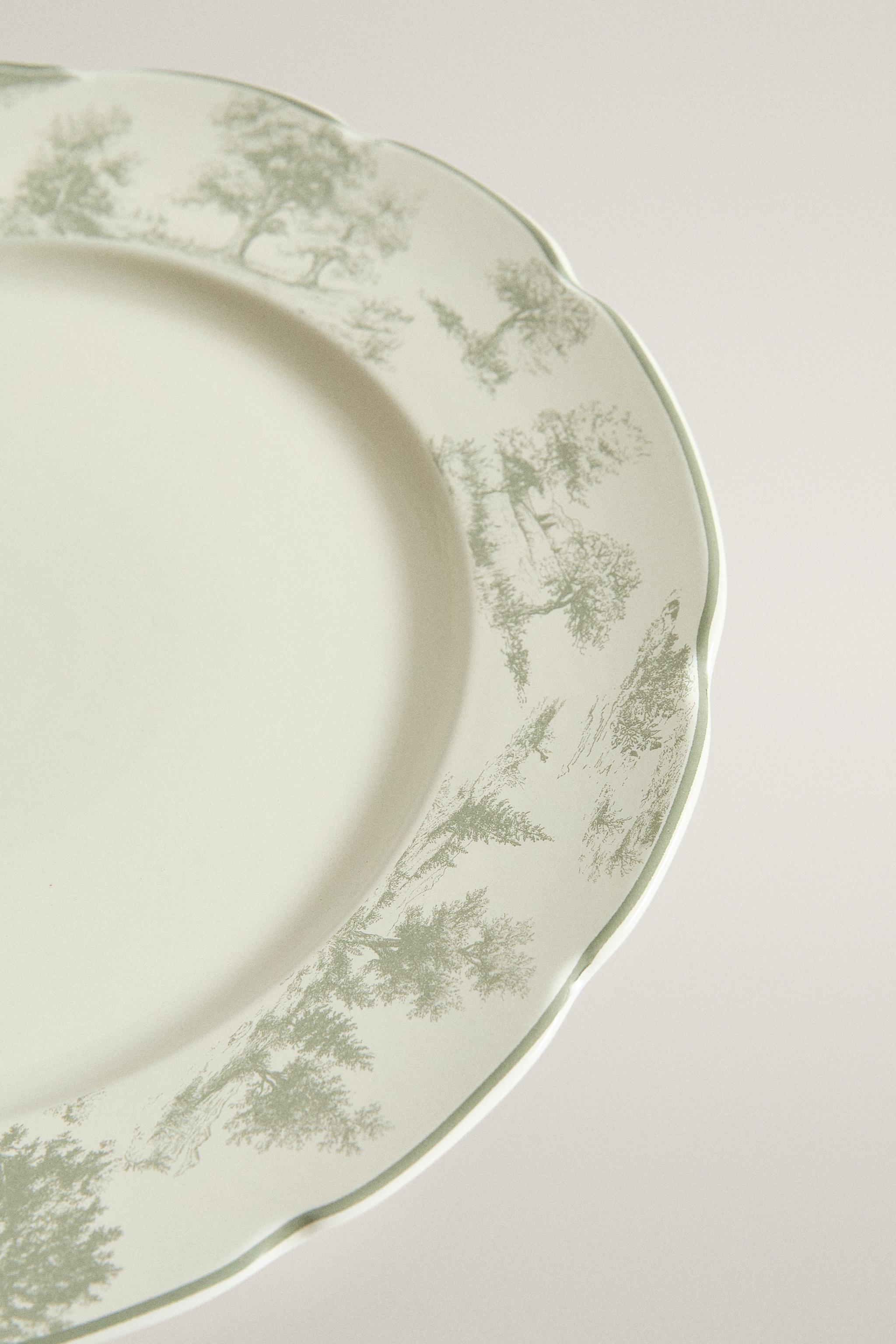 TOILE PORCELAIN DINNER PLATE