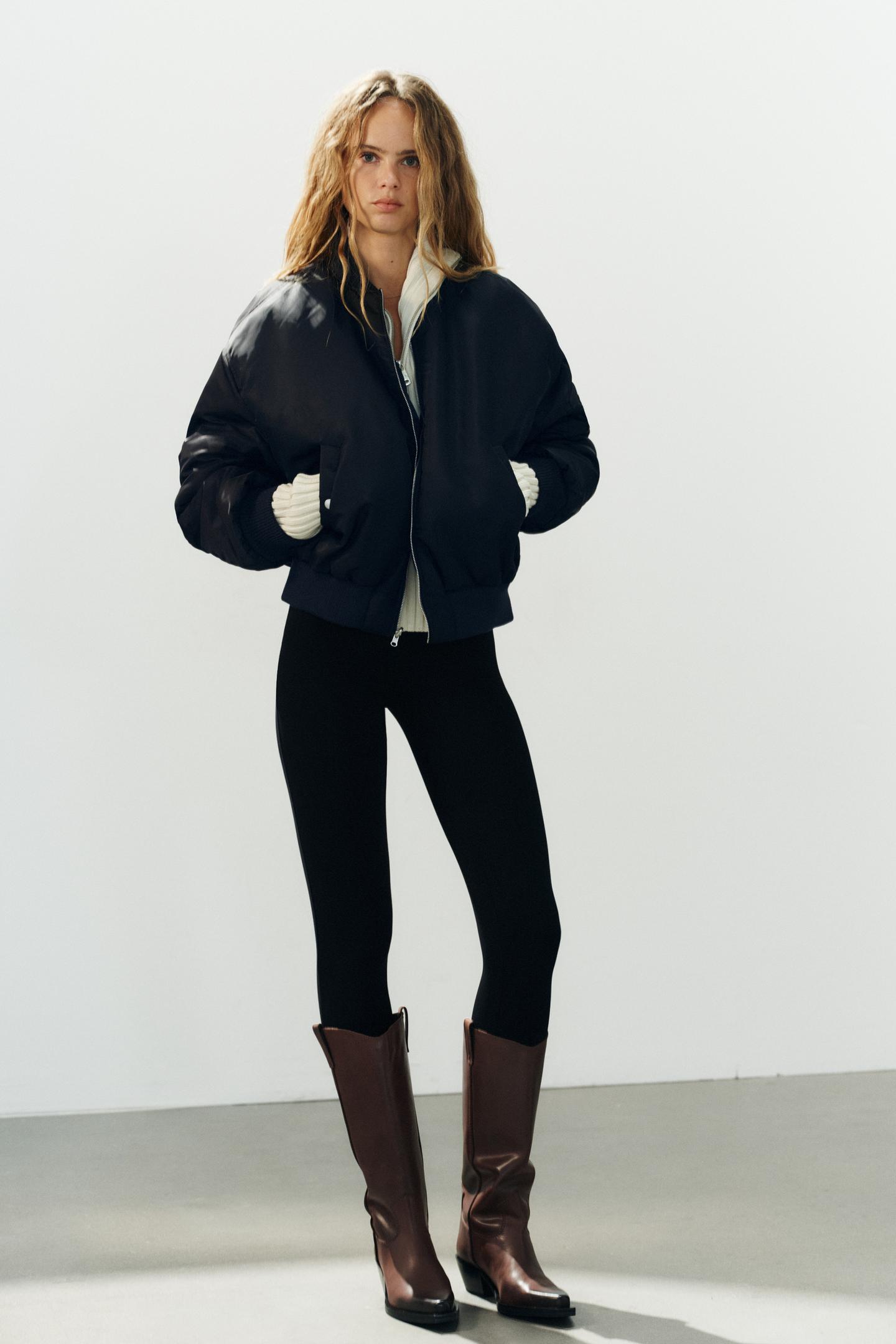 Ботинки Zara Leather Cowboy, цвет: Коричневый — фото 3