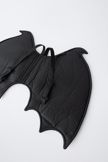 GLOW-IN-THE-DARK BONE COSTUME WINGS - Black by Zara - Image 2