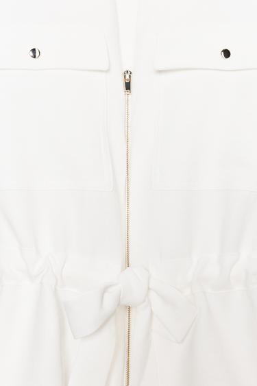 SAFARI SHIRT - Oyster-white by Zara
