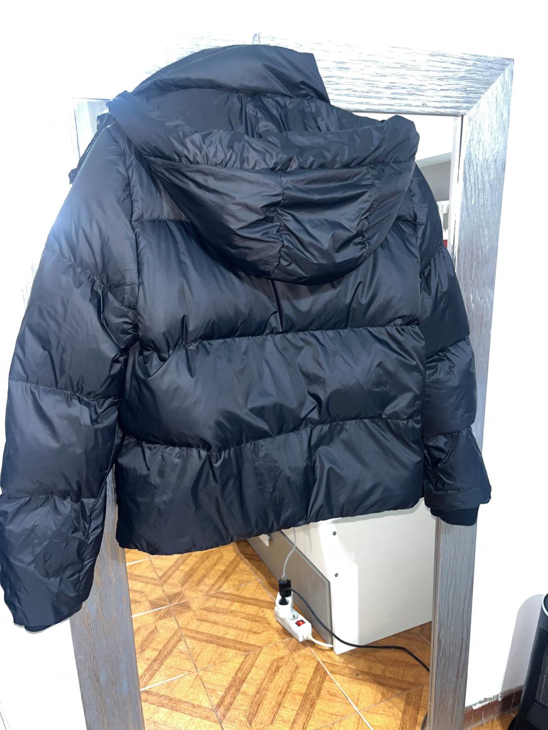 WATER-REPELLENT WINDPROOF PUFFER JACKET WITH HOODIE - Image 2