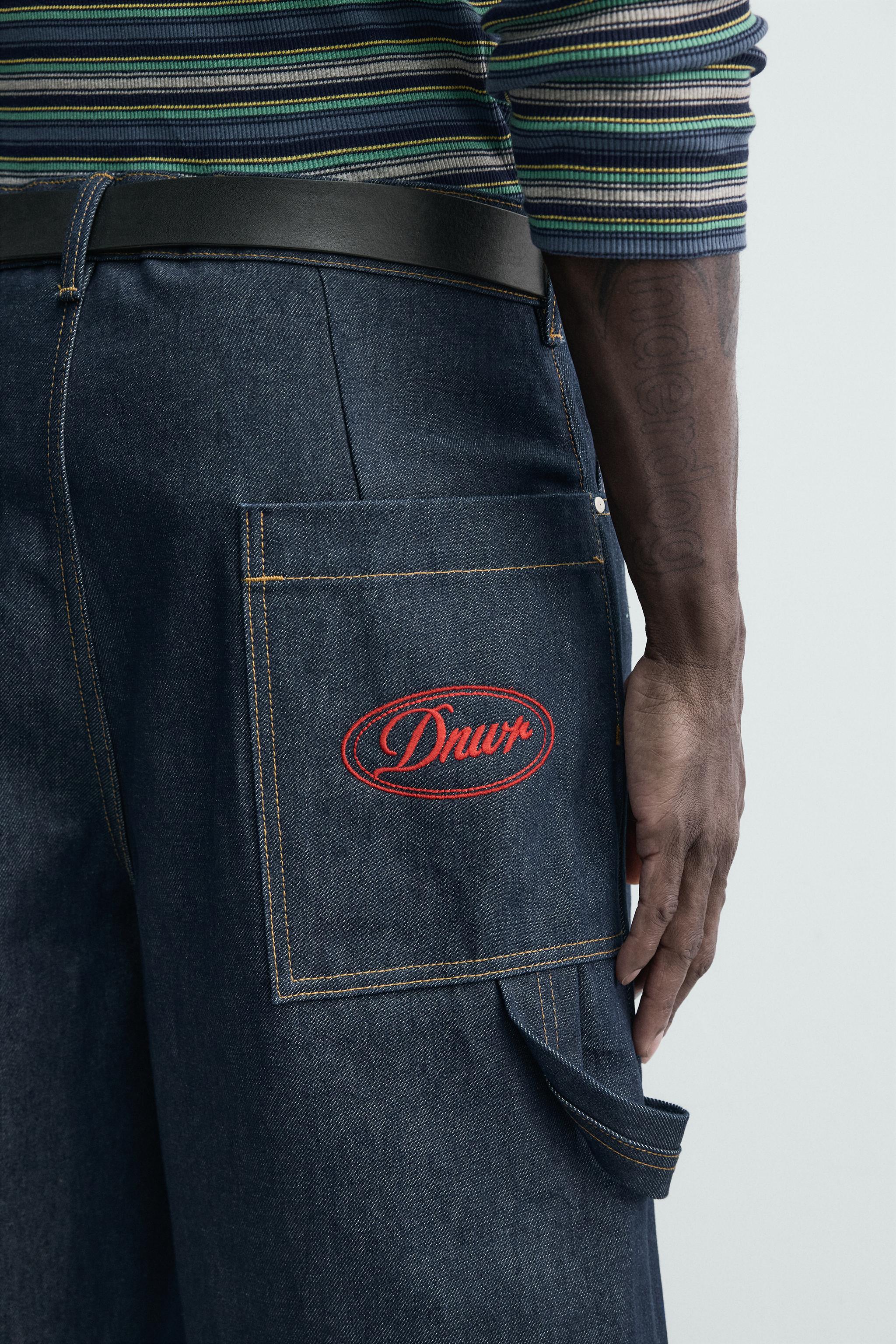 JORTS EN DENIM AVEC POCHE BRODÉE