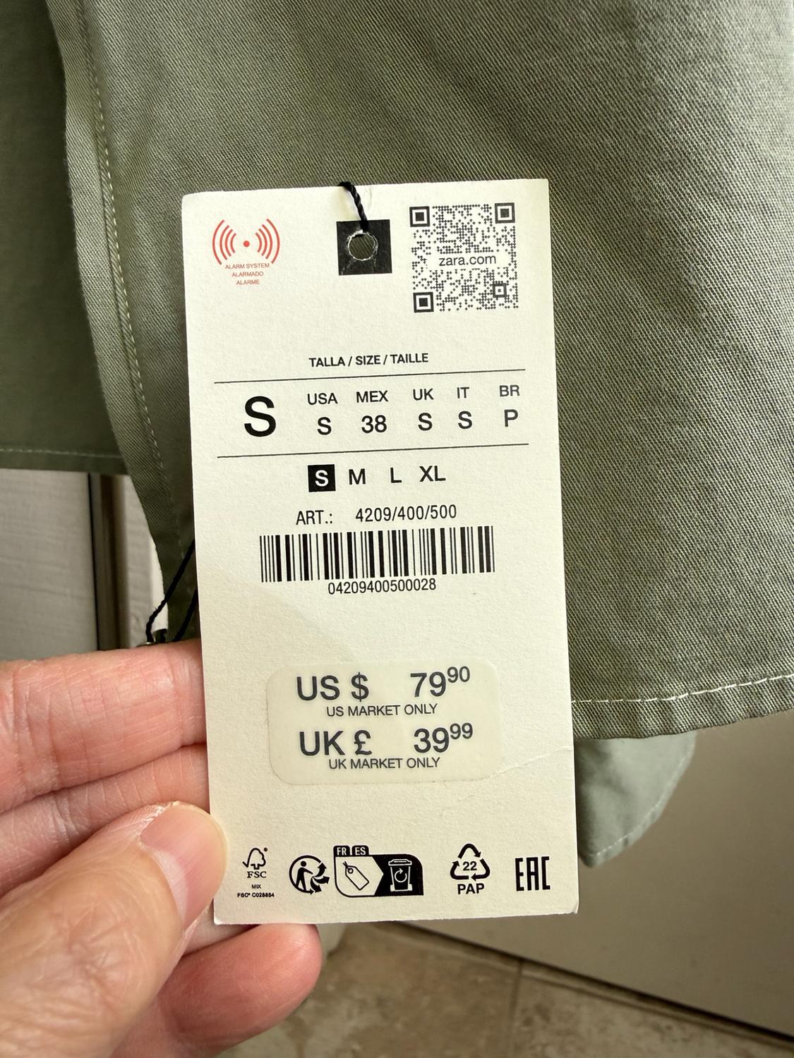 SOBRECAMISA CROPPED FIT CREMALLERA - Image 3