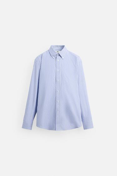 COTTON - SILK SHIRT - Stripes by Zara