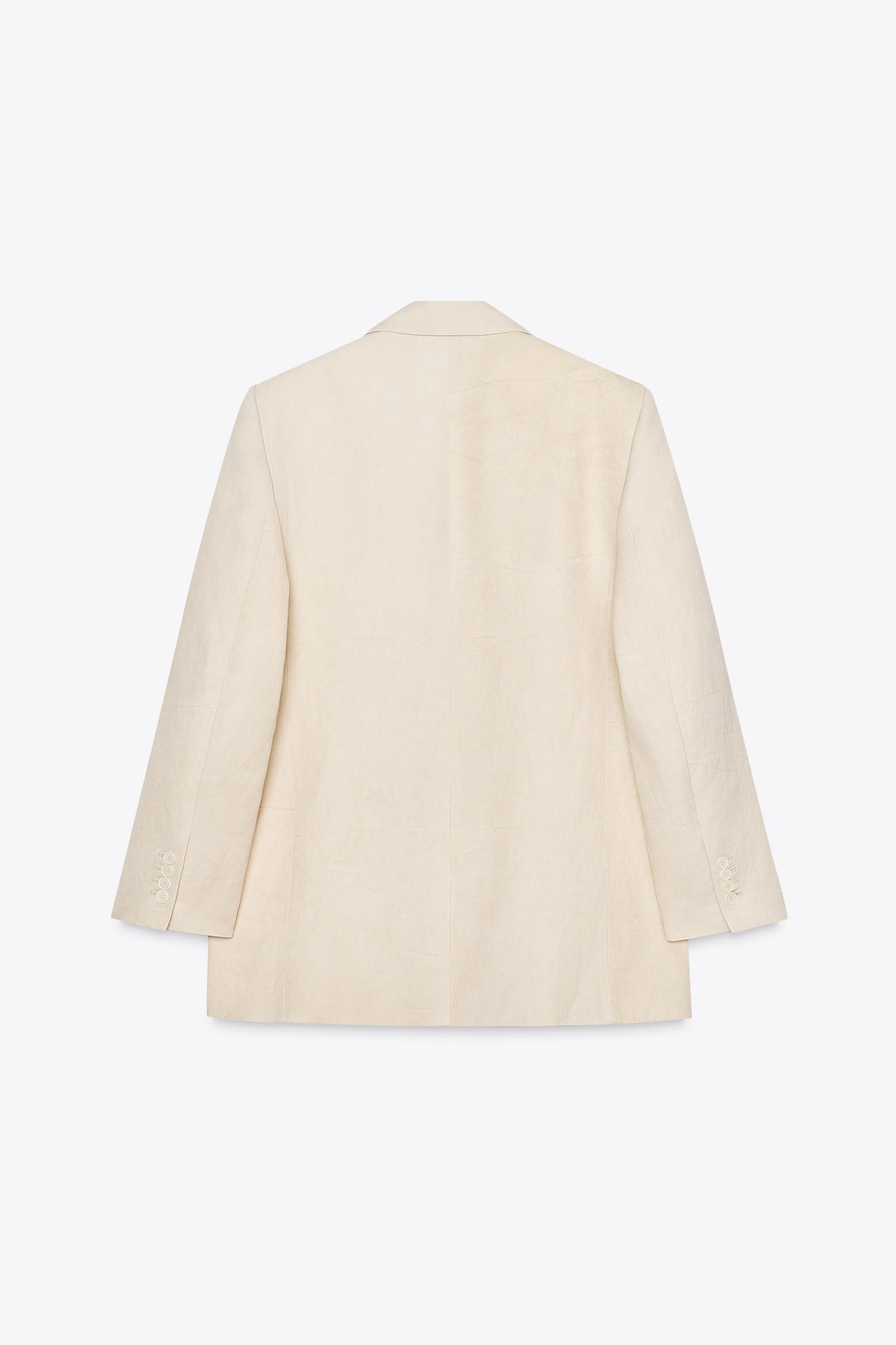 ★ZARA★Oversized Satin Blazer★SAND 8900/366/704 Zara | Jackets & Coats | Zara Oversized Satin Effect Blazer