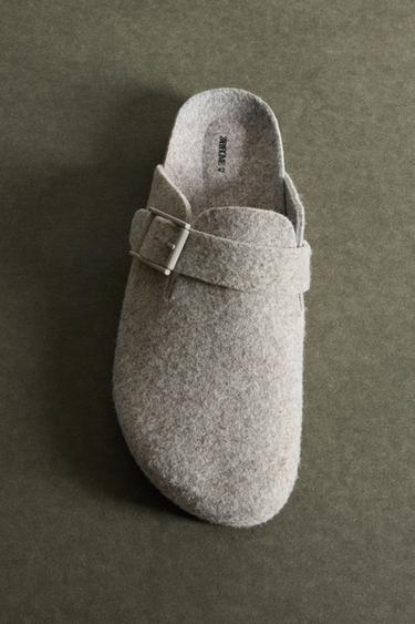 SABOT FEUTRE BOUCLE - Marron de Zara - Image 5