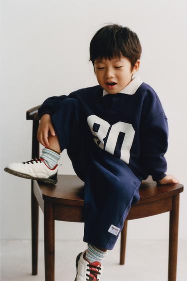 BALLOON TROUSERS WITH LABEL - Navy blue by Zara - Image 7