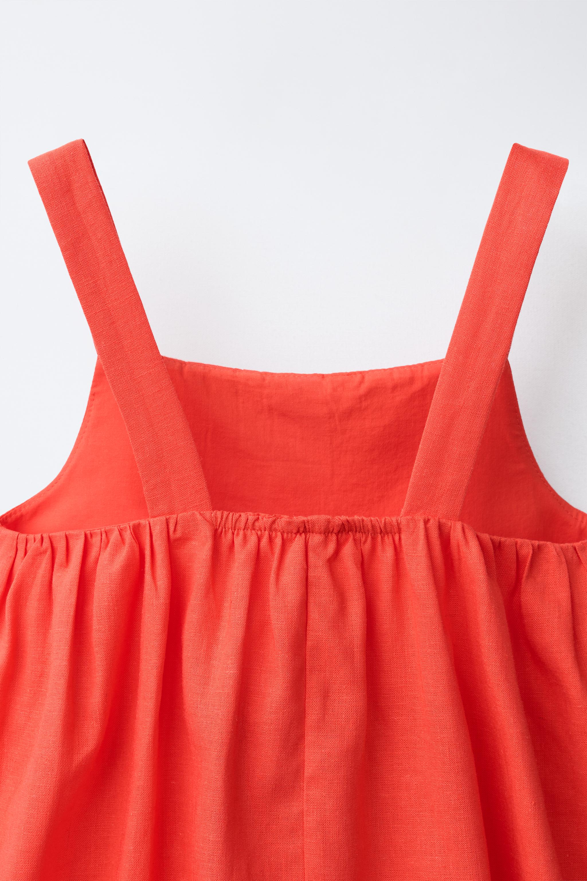 Детские комбинезоны Zara PINTUCK SHORT JUMPSUIT — фото 5