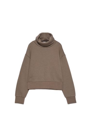 HIGH COLLAR SWEATSHIRT