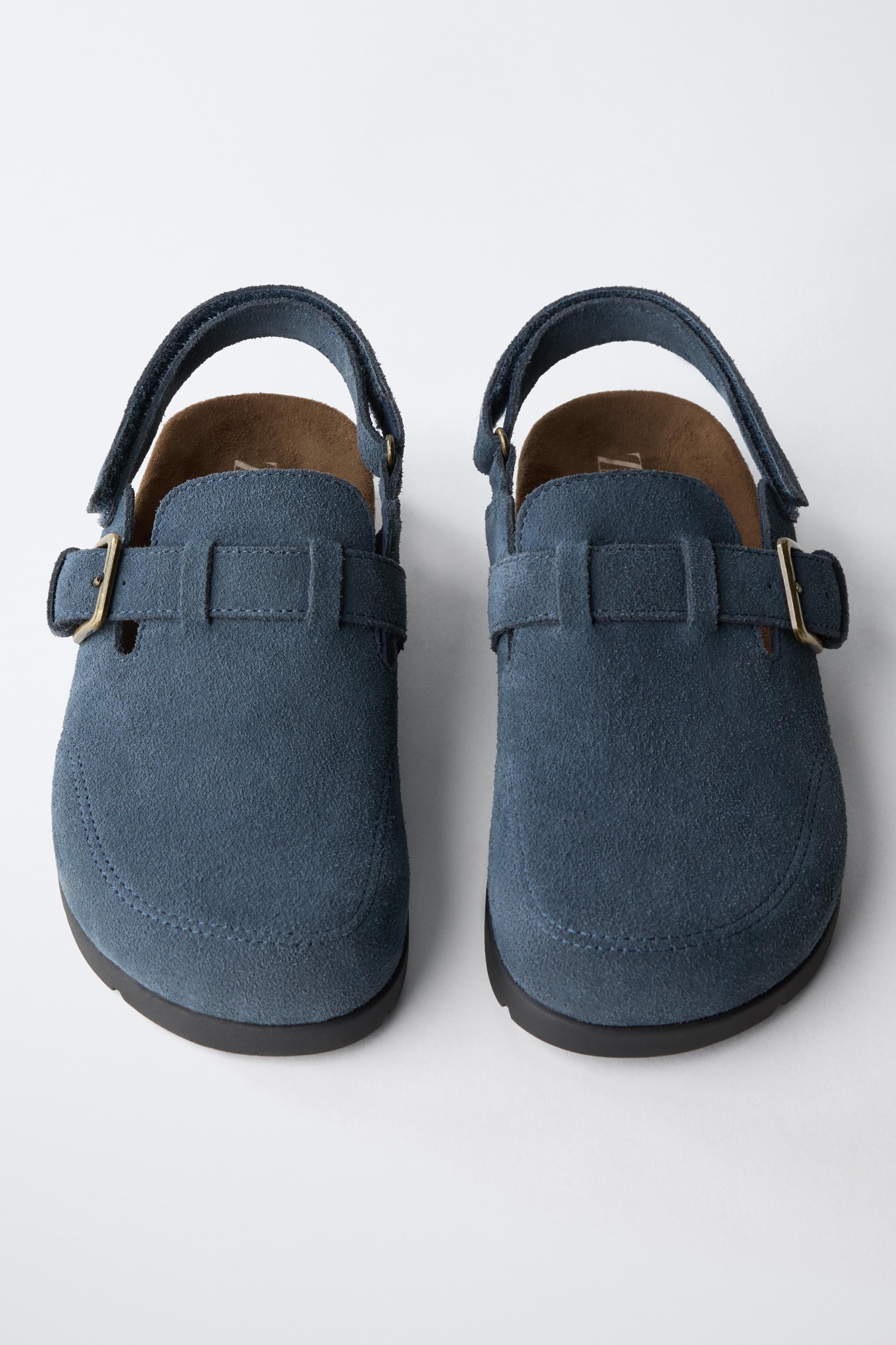 STORIESZ - SPLIT LEATHER CLOGS