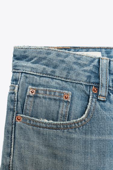 TRF LOW-RISE FLARE JEANS - Blue de Zara - Image 2