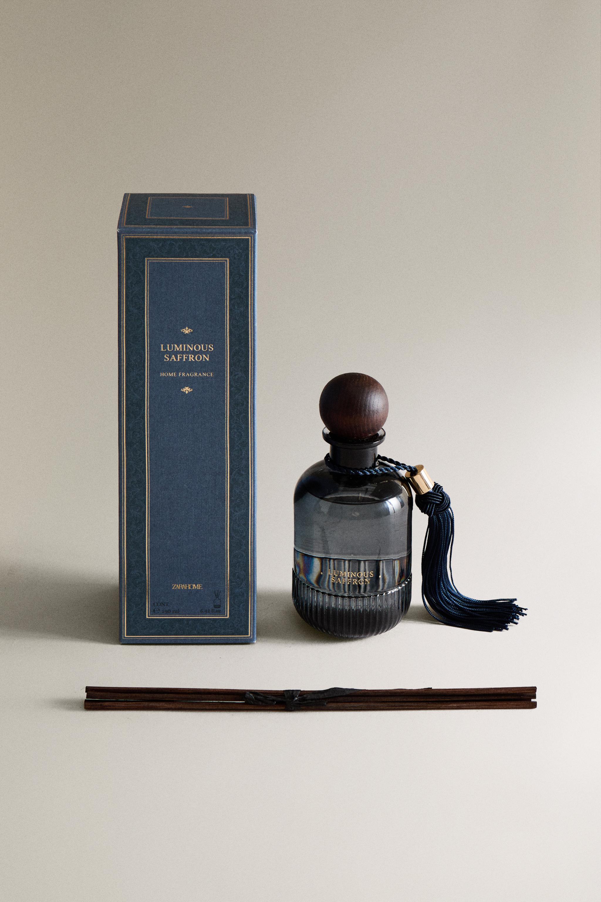 (190 ML) LUMINOUS SAFFRON REED DIFFUSERS — Mustard
