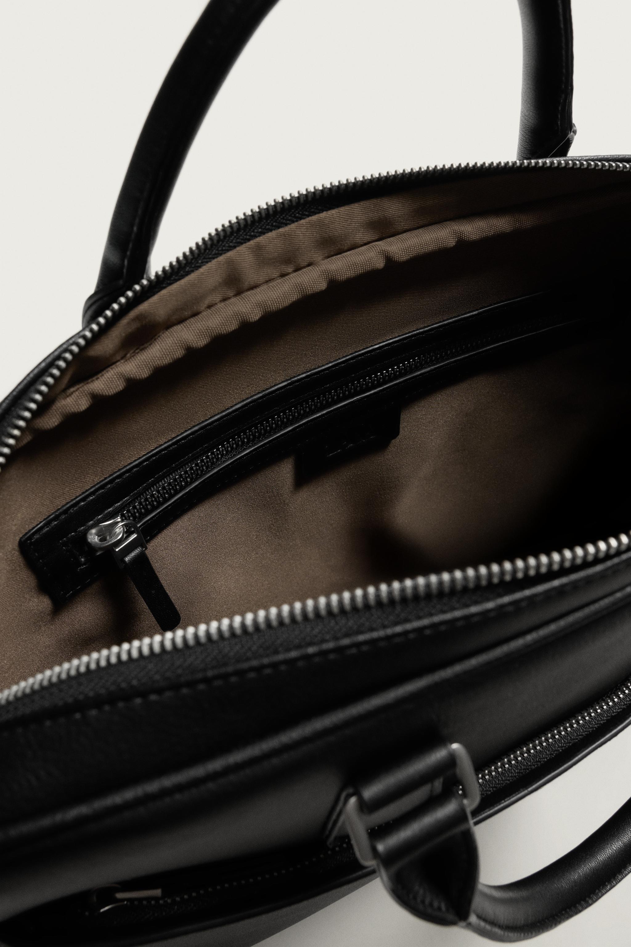 Мужские сумки Zara TEXTURED BRIEFCASE — фото 7