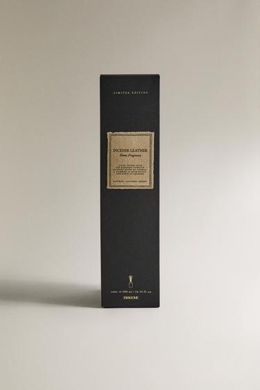 (500 ML) INCENSE LEATHER REED DIFFUSERS - Bronze by Zara - Image 3