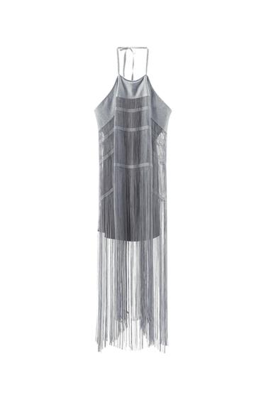 MINI FRINGED DRESS