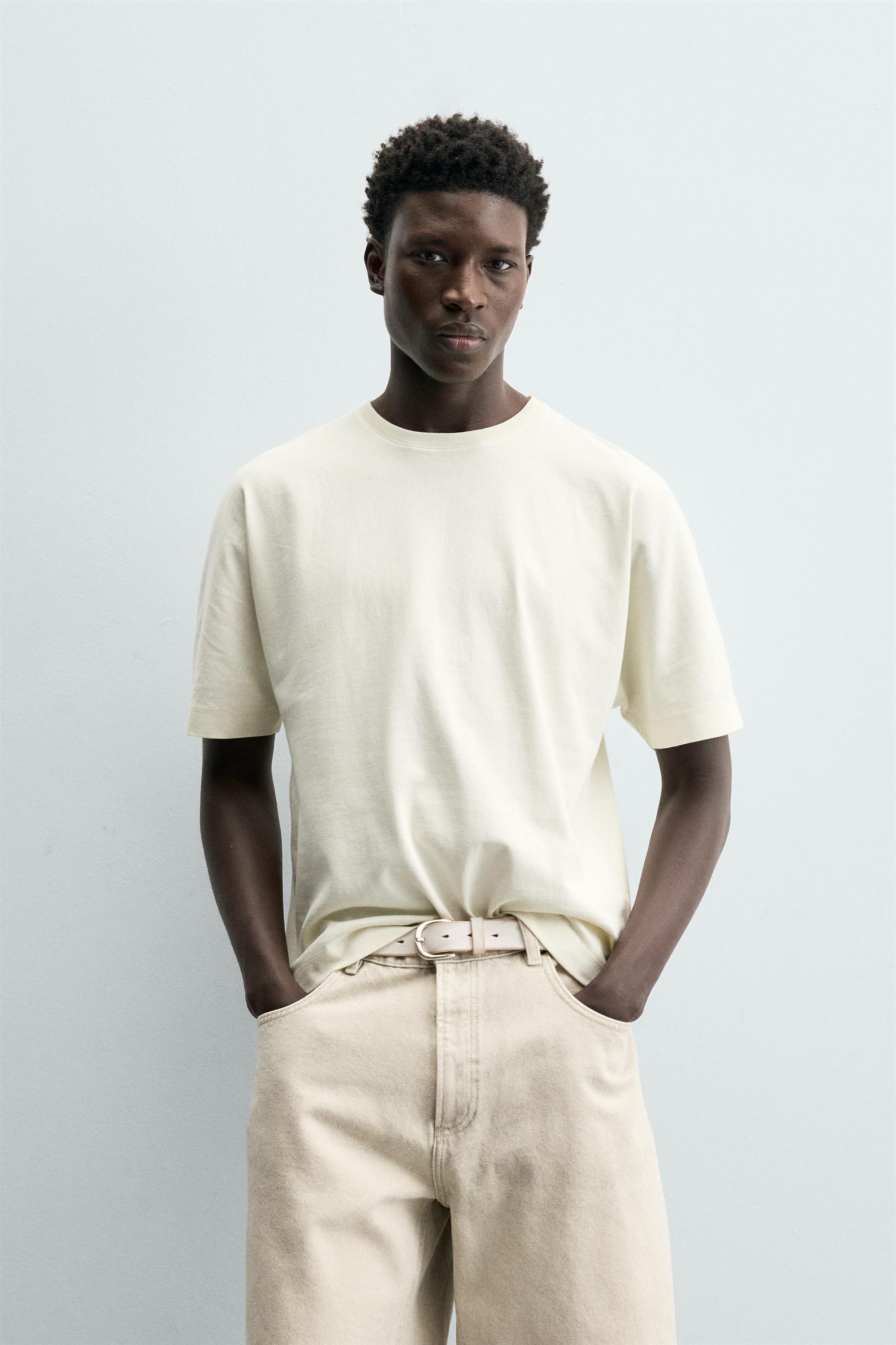 HEAVYWEIGHT BOXY FIT T-SHIRT — Vanilla