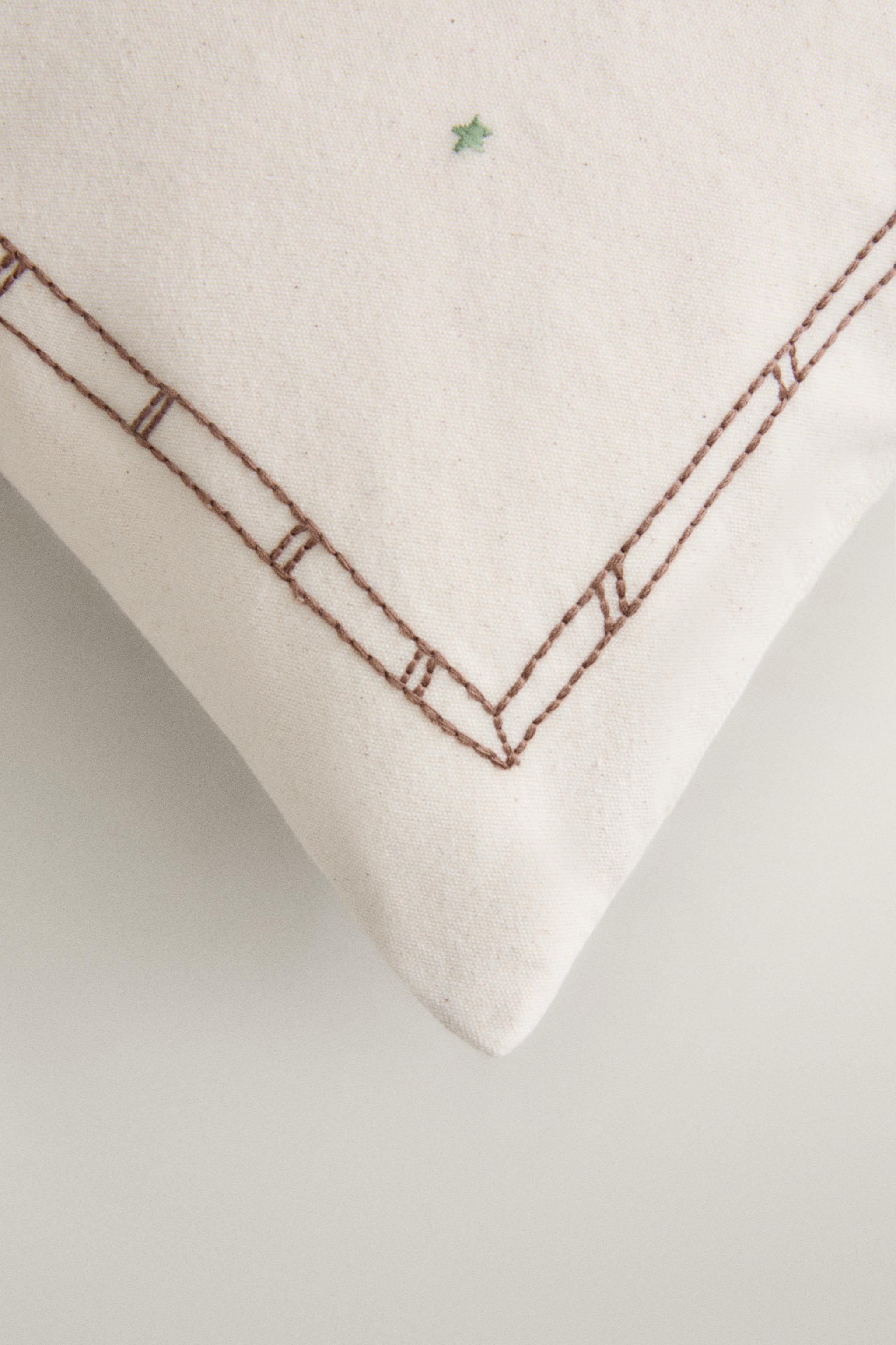 Zara KIDS' DINOSAUR THROW PILLOW COVER — фото 2
