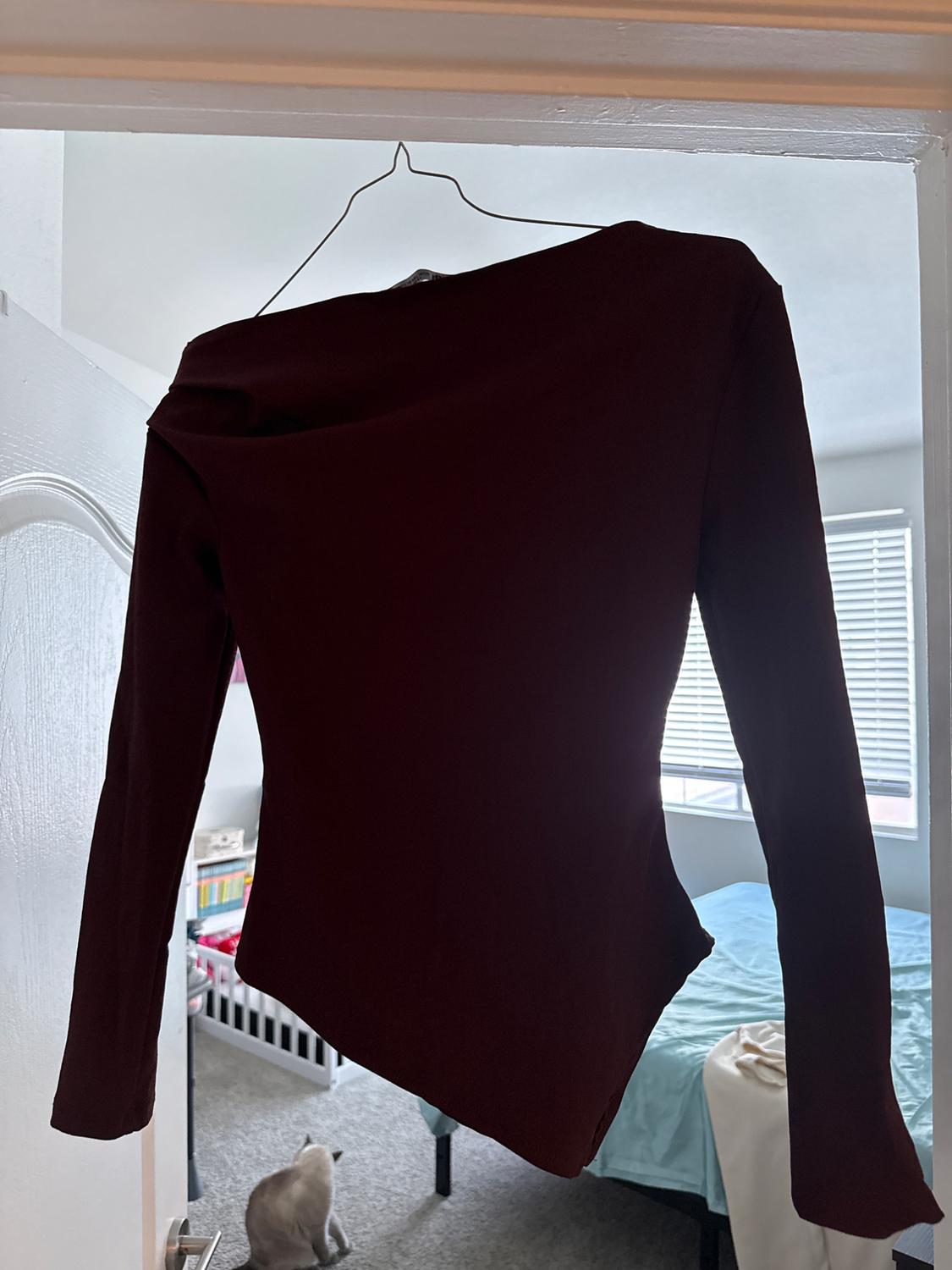 BROWN/BURGUNDY SHIRT - Image 3