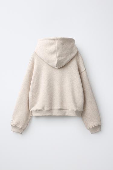 LABEL HOODIE — Sand / Marl 2